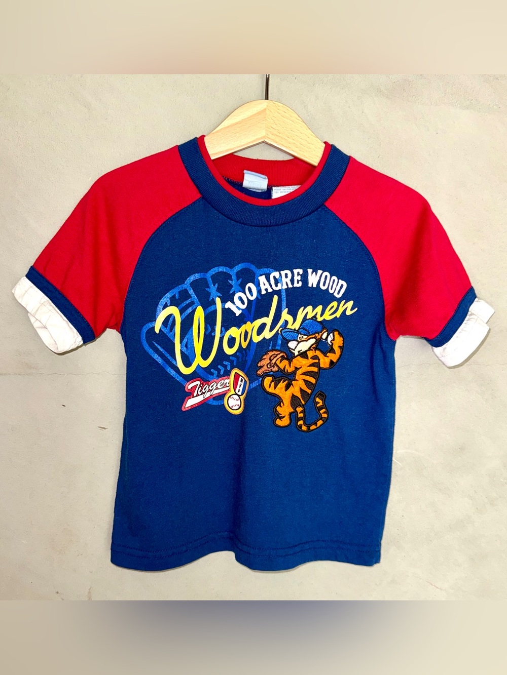 Vintage Disney Tigger 100 Acre Wood Graphic T-Shirt 3T 90’s Y2K